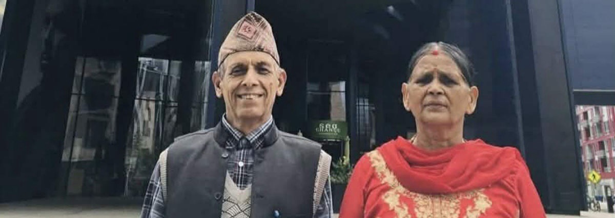 अ्मेरिका बाट फर्कदै गर्दा प्लेनमा गोरखाका एक जना पुरुष को मृत्यु